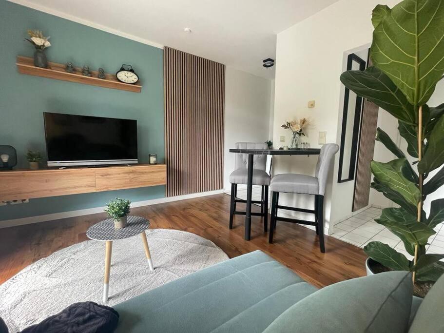 Modernes Apartment In เคมนิตซ์ ภายนอก รูปภาพ